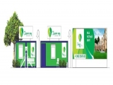 Разработка оформления офиса продаж для ЖК «Зеленый город»