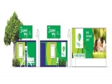 Разработка оформления офиса продаж для ЖК «Зеленый город»